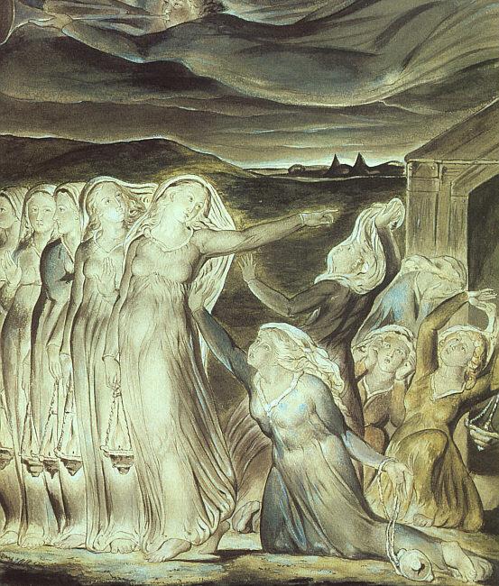Blake, William The Parable of the Wise and Foolish Virgins China oil painting art